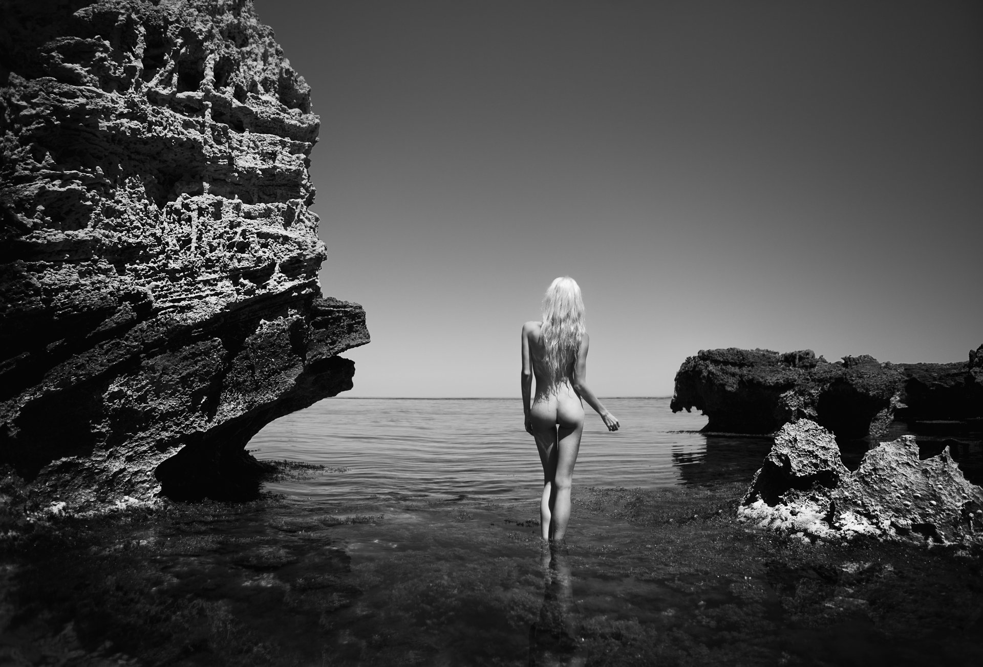 The Art of You — figure walking into the ocean, © Aaron McPolin